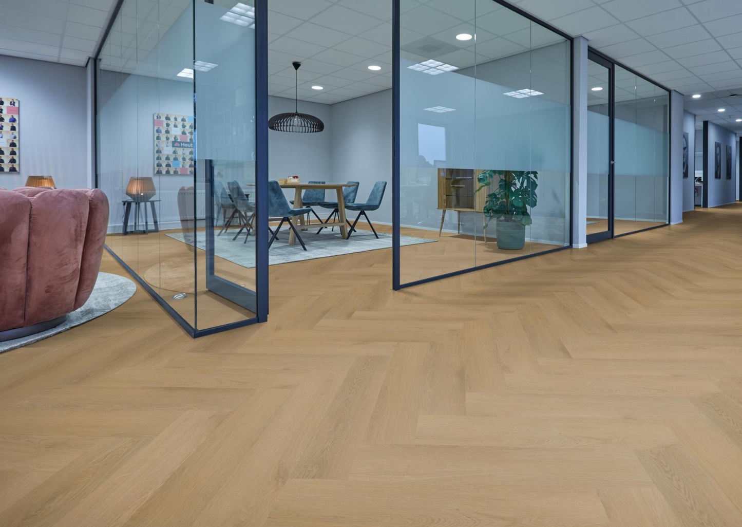 P645 visgraat click light oak
