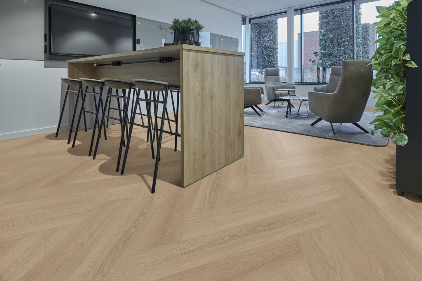 P710 visgraat dryback warm oak