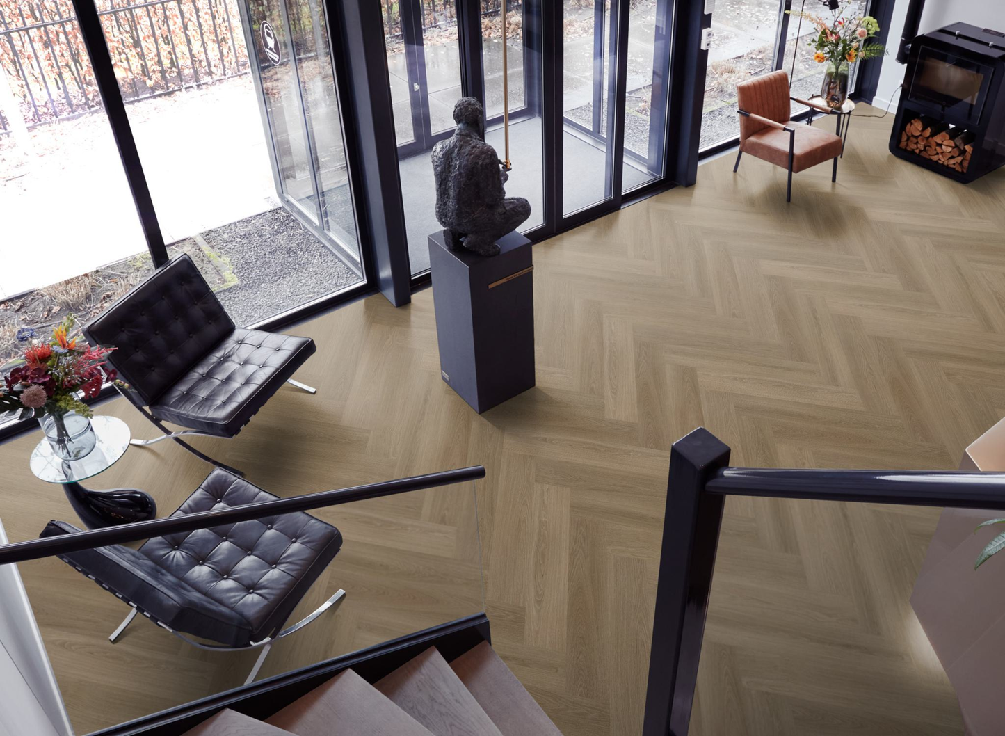 P715 visgraat click SRC dark oak