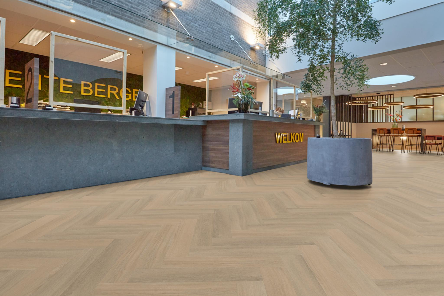 P590 visgraat dryback warm beige