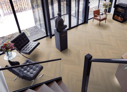 P590 visgraat dryback warm beige