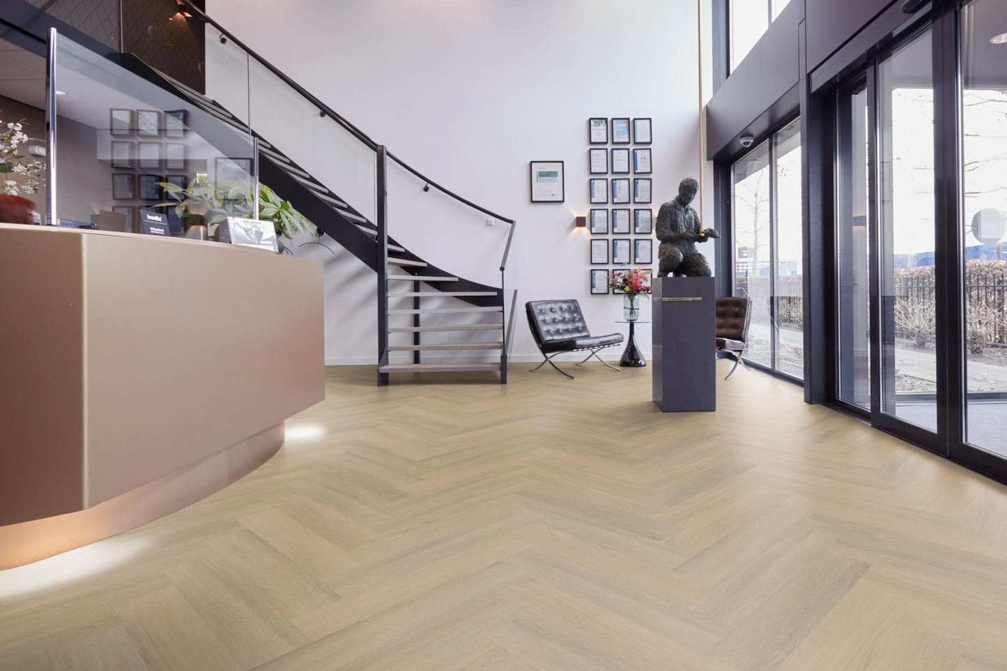 P590 visgraat dryback warm beige