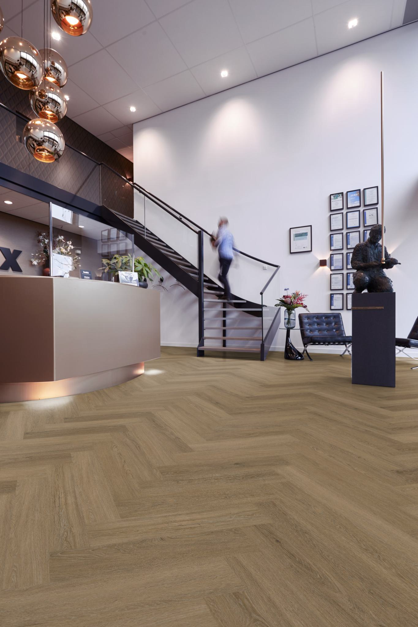 P590 visgraat dryback light brown