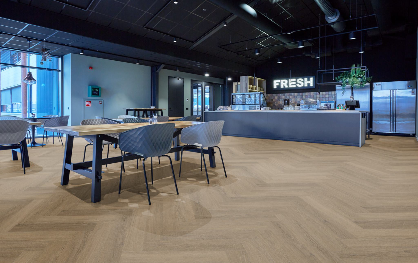 P595 visgraat click SRC light brown