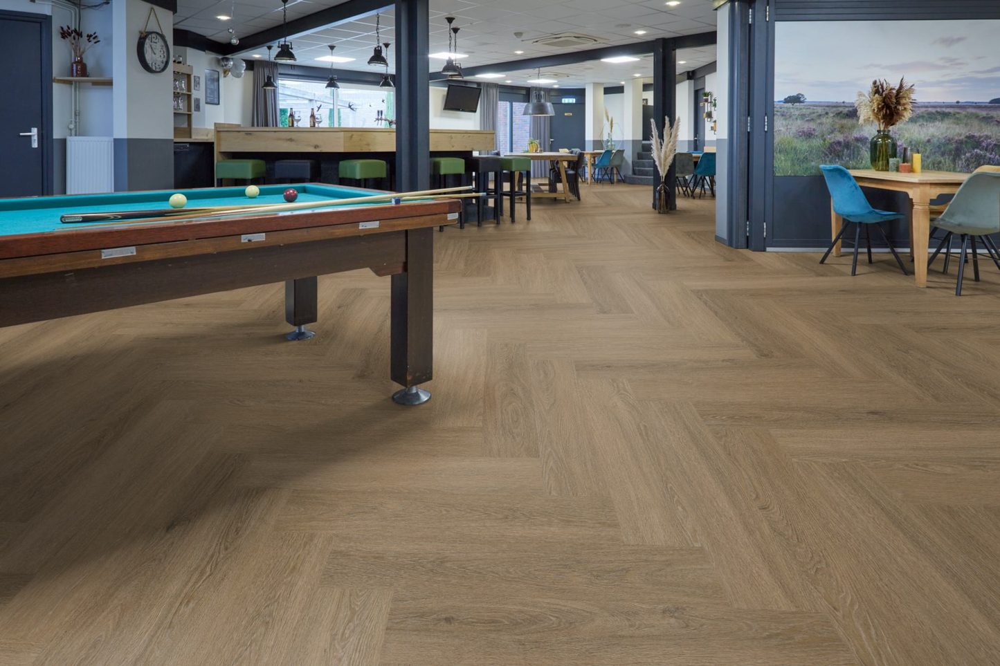 P595 visgraat click SRC light brown