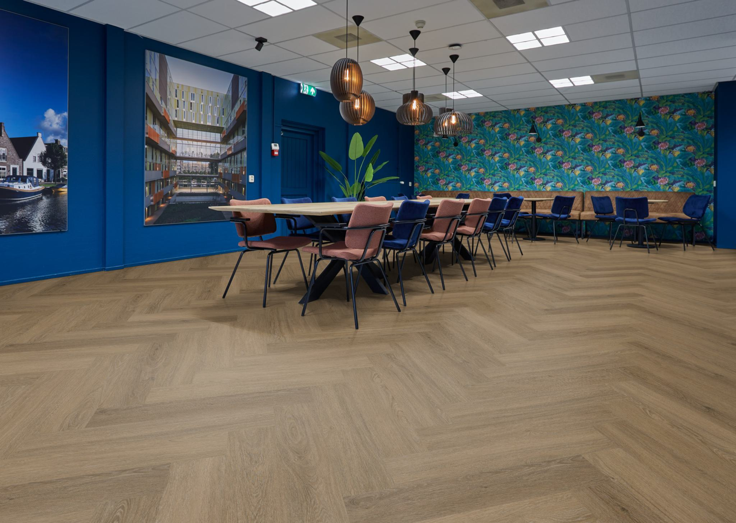 P595 visgraat click SRC light brown