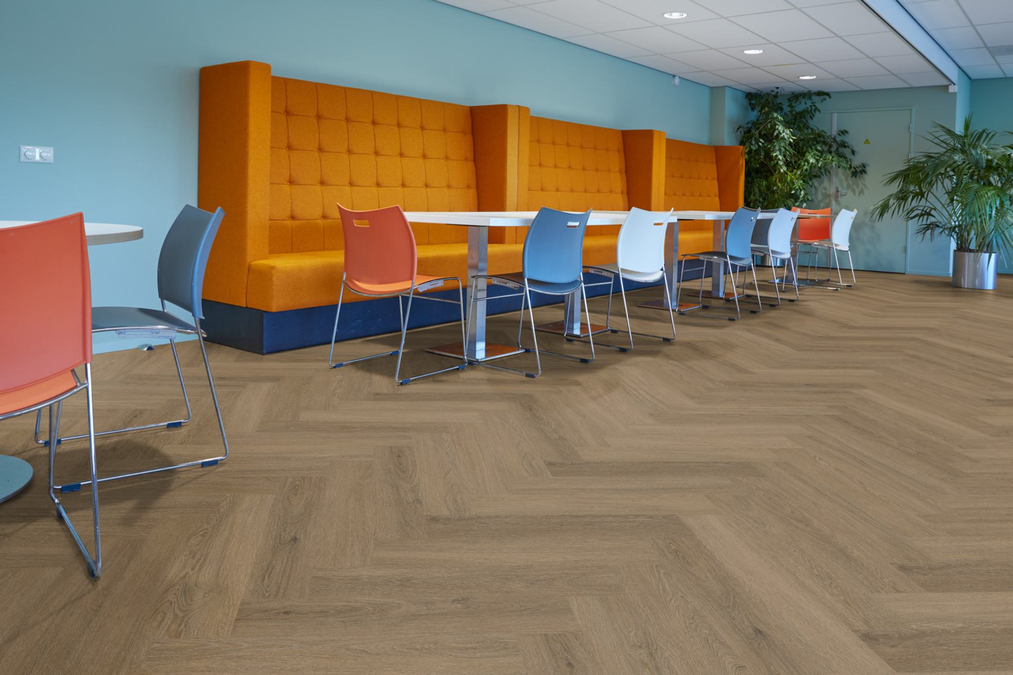 P595 visgraat click SRC light brown