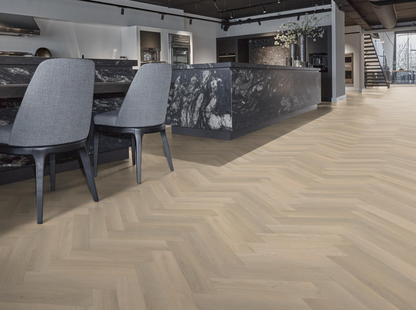 P602 visgraat smal dryback beige