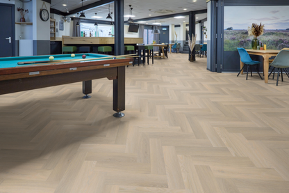 P602 visgraat smal dryback beige