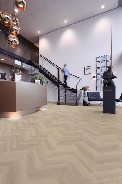 P602 visgraat smal dryback beige