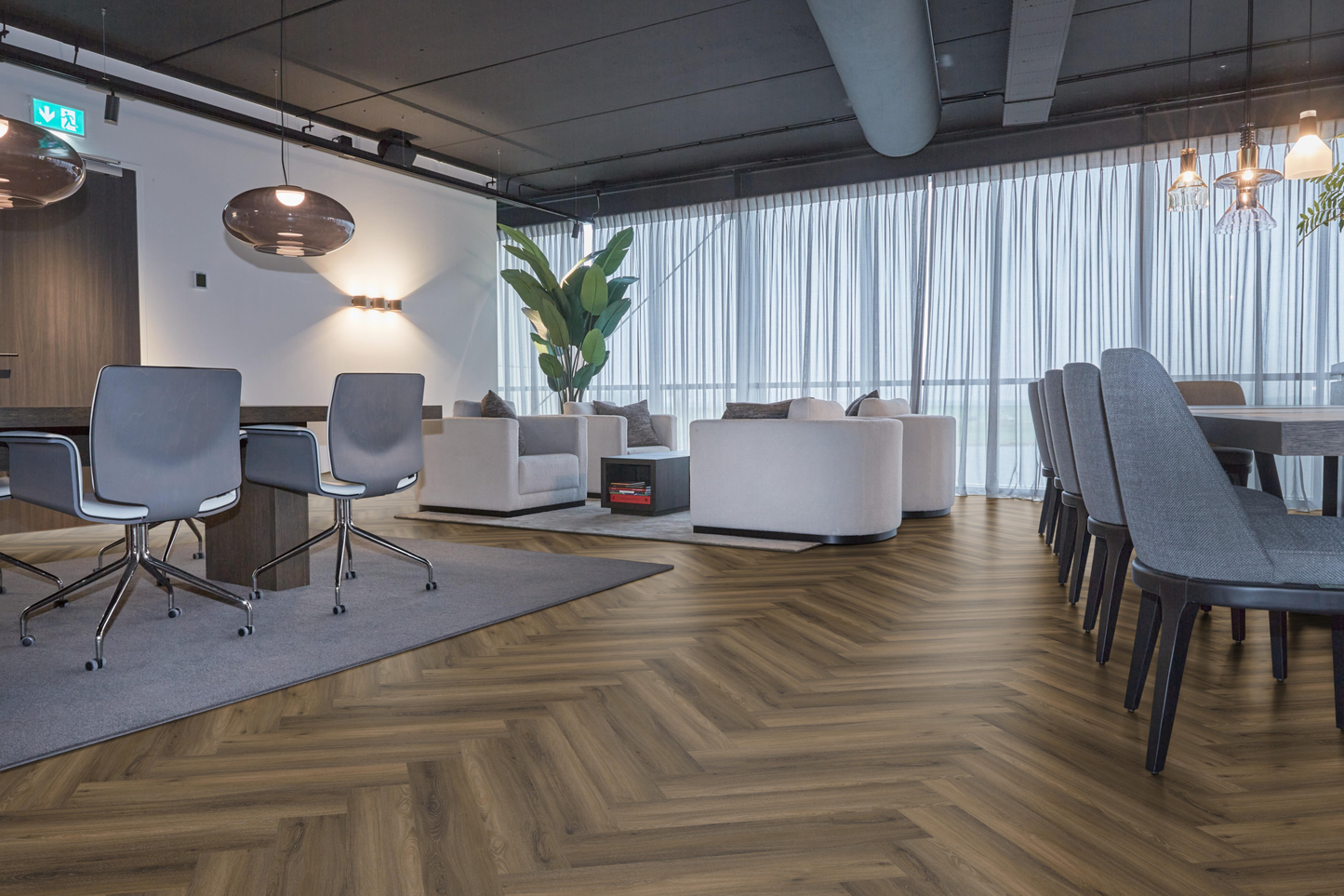 P600 visgraat dryback warm brown