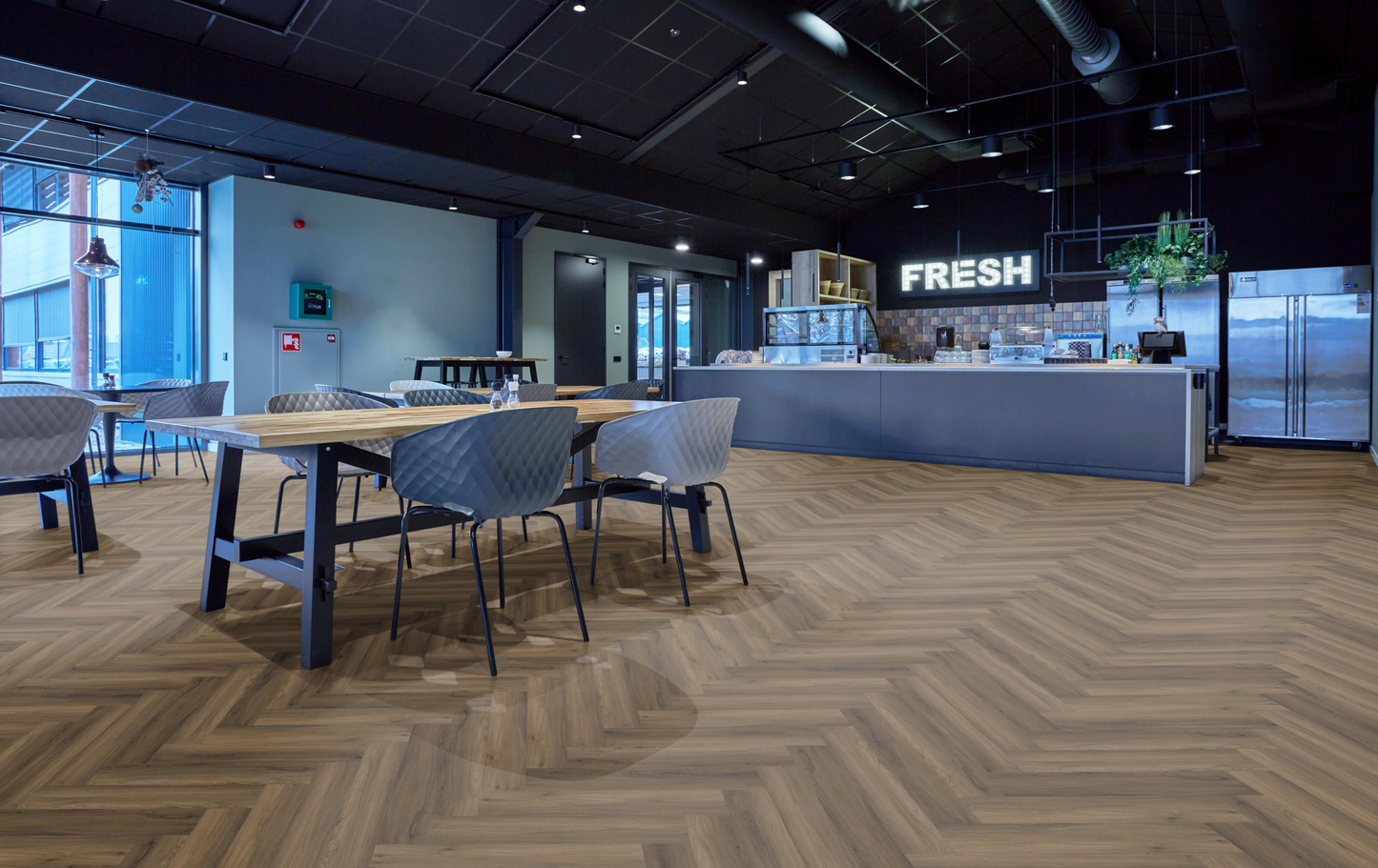 P600 visgraat dryback warm brown