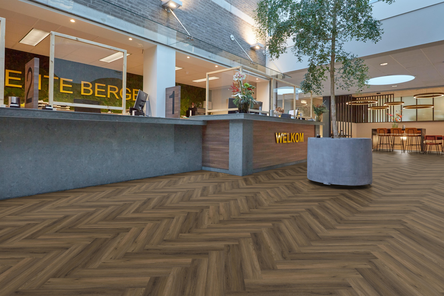 P600 visgraat dryback warm brown