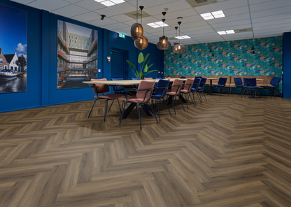 P600 visgraat dryback warm brown