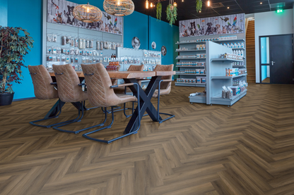 P600 visgraat dryback warm brown