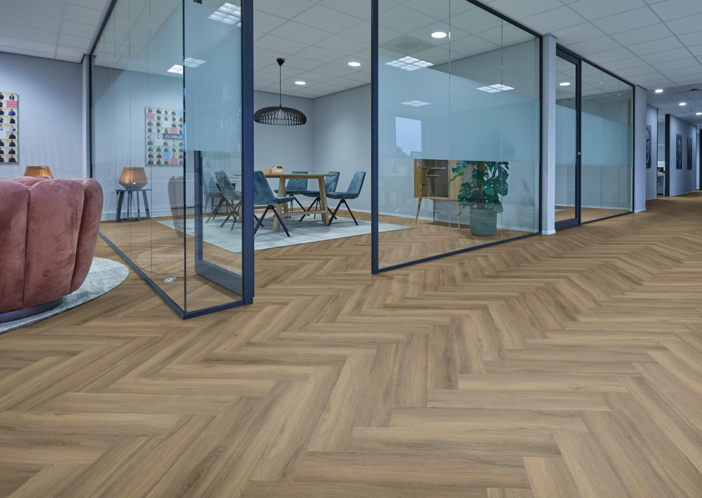 P600 visgraat dryback light brown