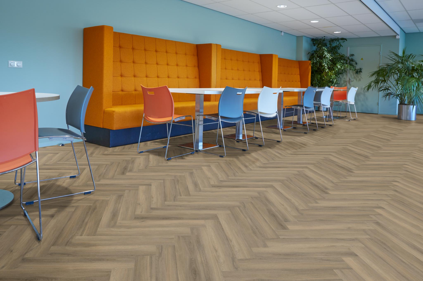 P600 visgraat dryback light brown