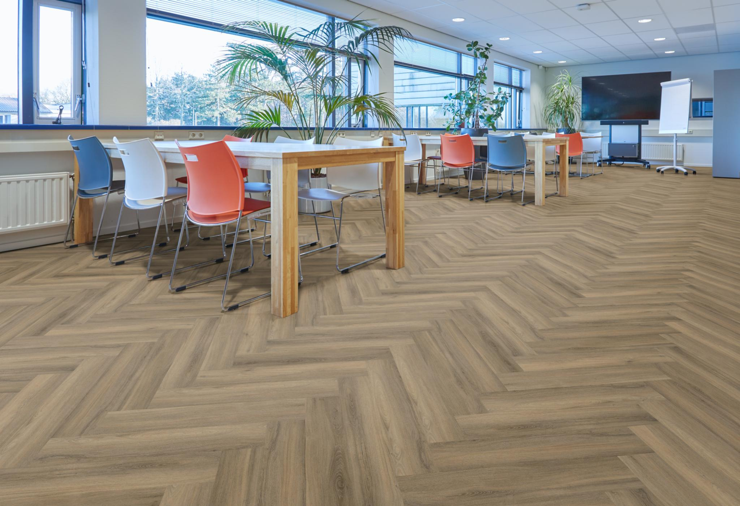 P600 visgraat dryback light brown