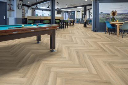 P600 visgraat dryback beige