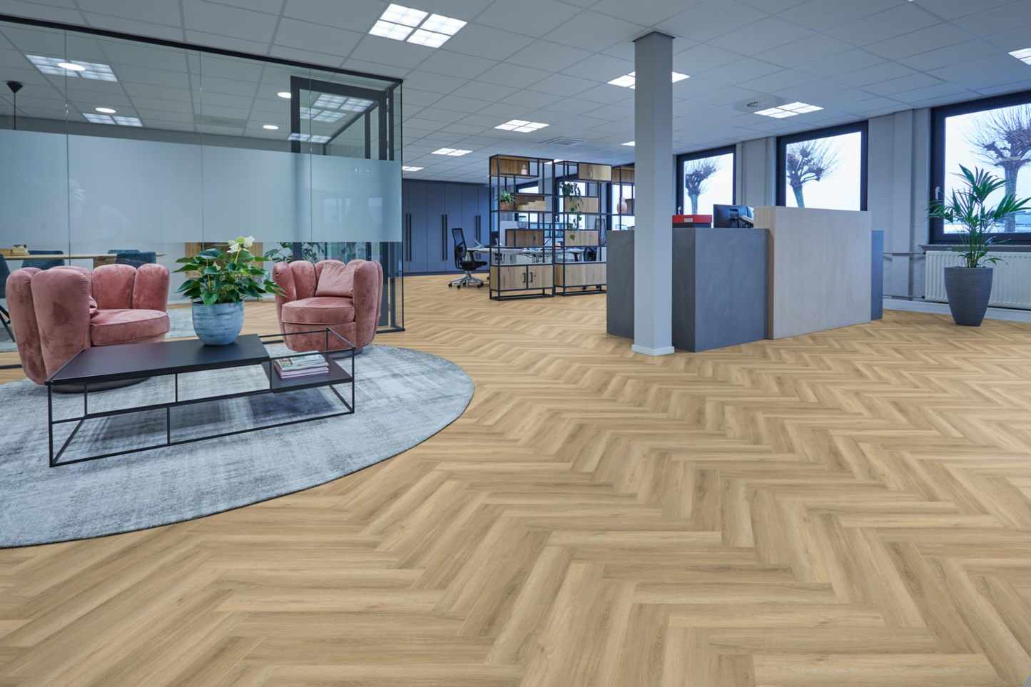 P600 visgraat dryback beige