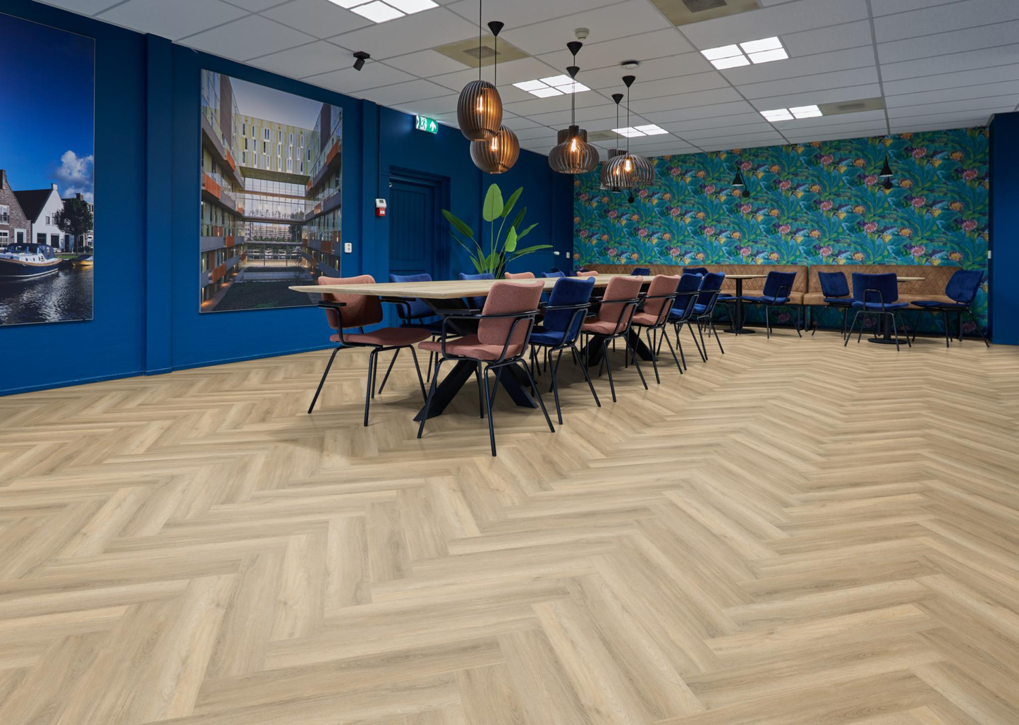 P600 visgraat dryback beige