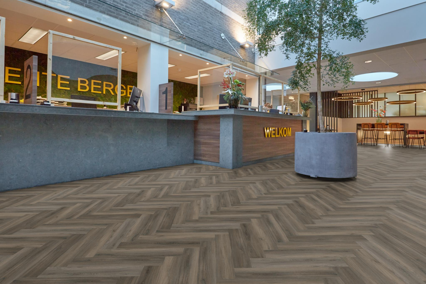 P600 visgraat dryback dark grey