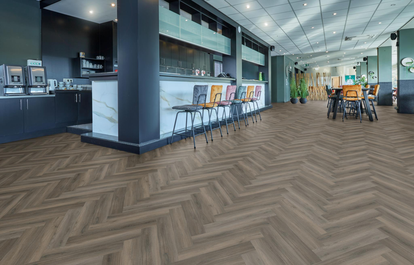 P600 visgraat dryback dark grey