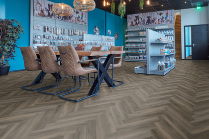 P600 visgraat dryback dark grey