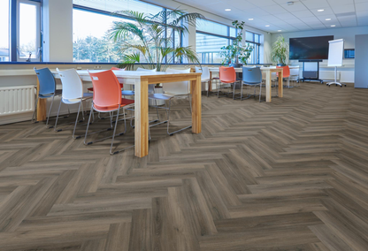 P600 visgraat dryback dark grey