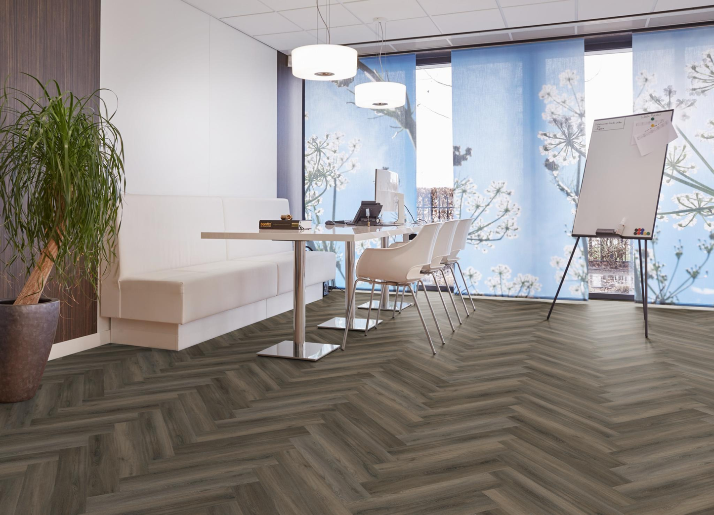 P600 visgraat dryback dark grey