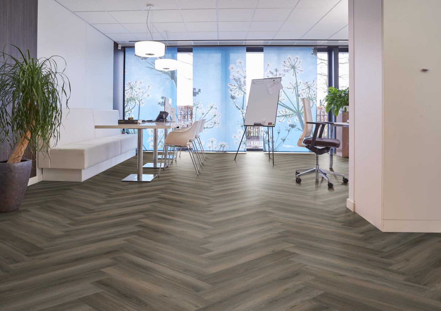 P600 visgraat dryback dark grey