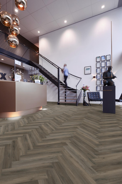 P600 visgraat dryback dark grey