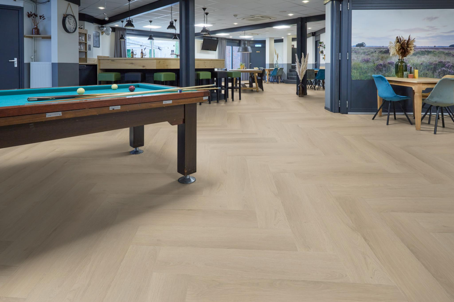 P640 visgraat dryback beige