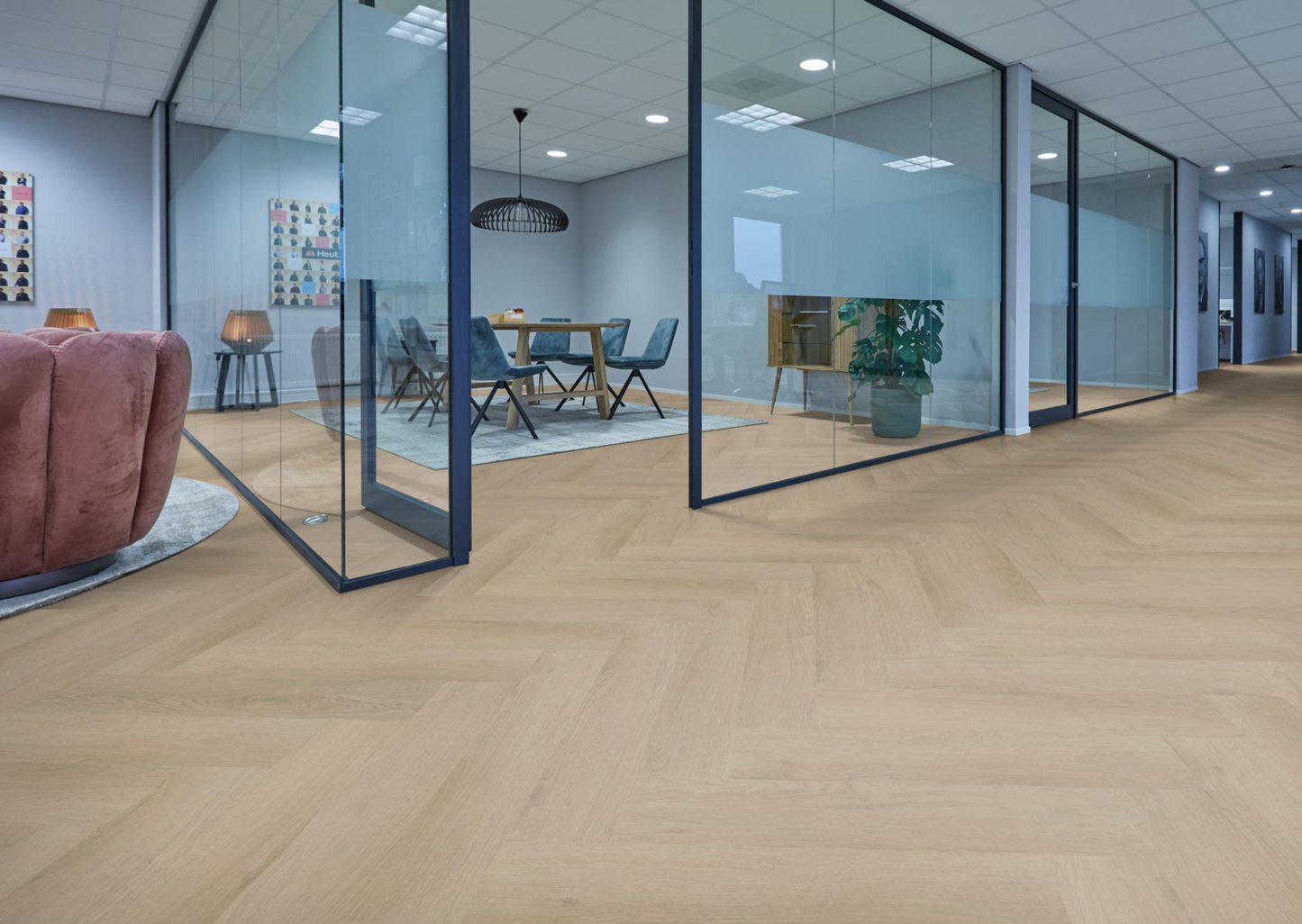 P640 visgraat dryback beige