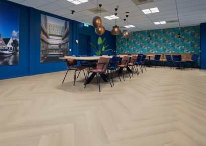 P640 visgraat dryback beige