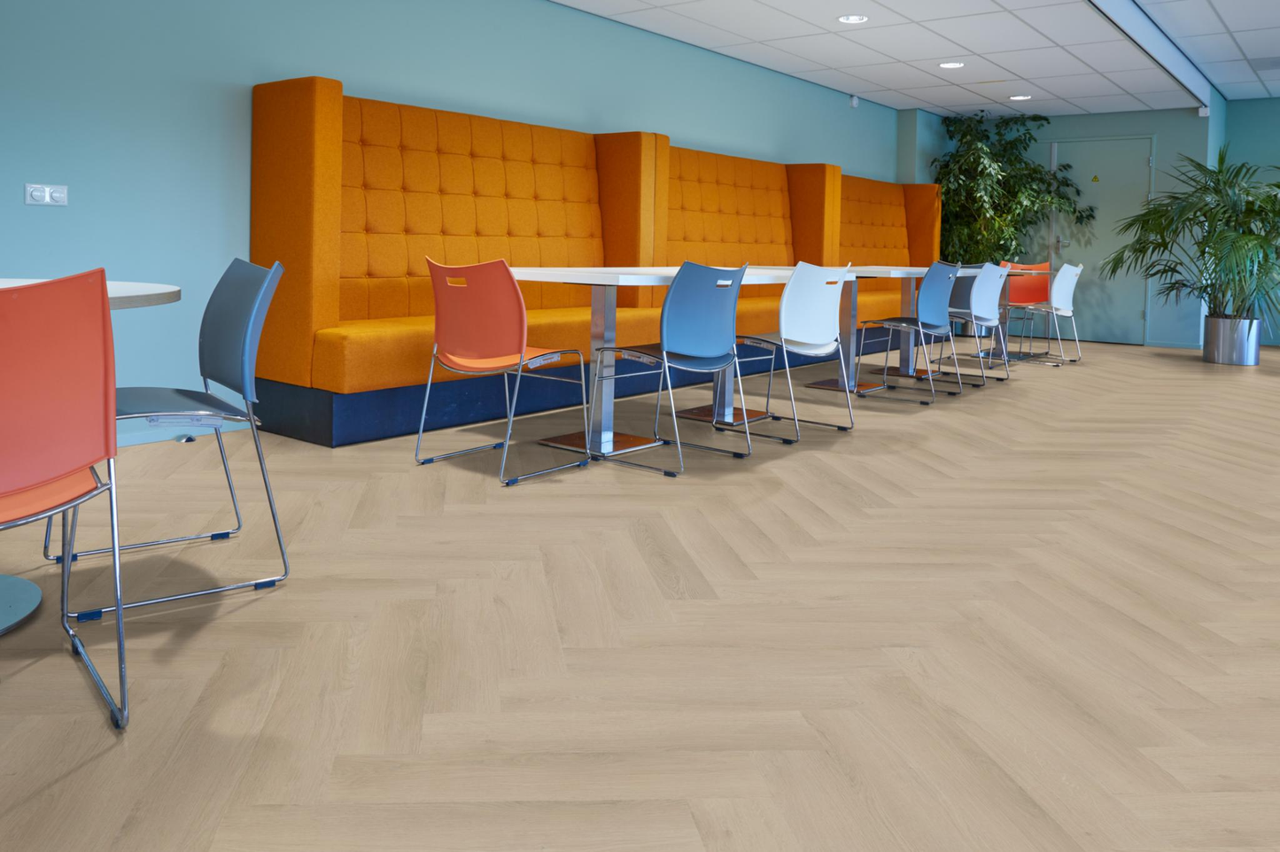 P640 visgraat dryback beige