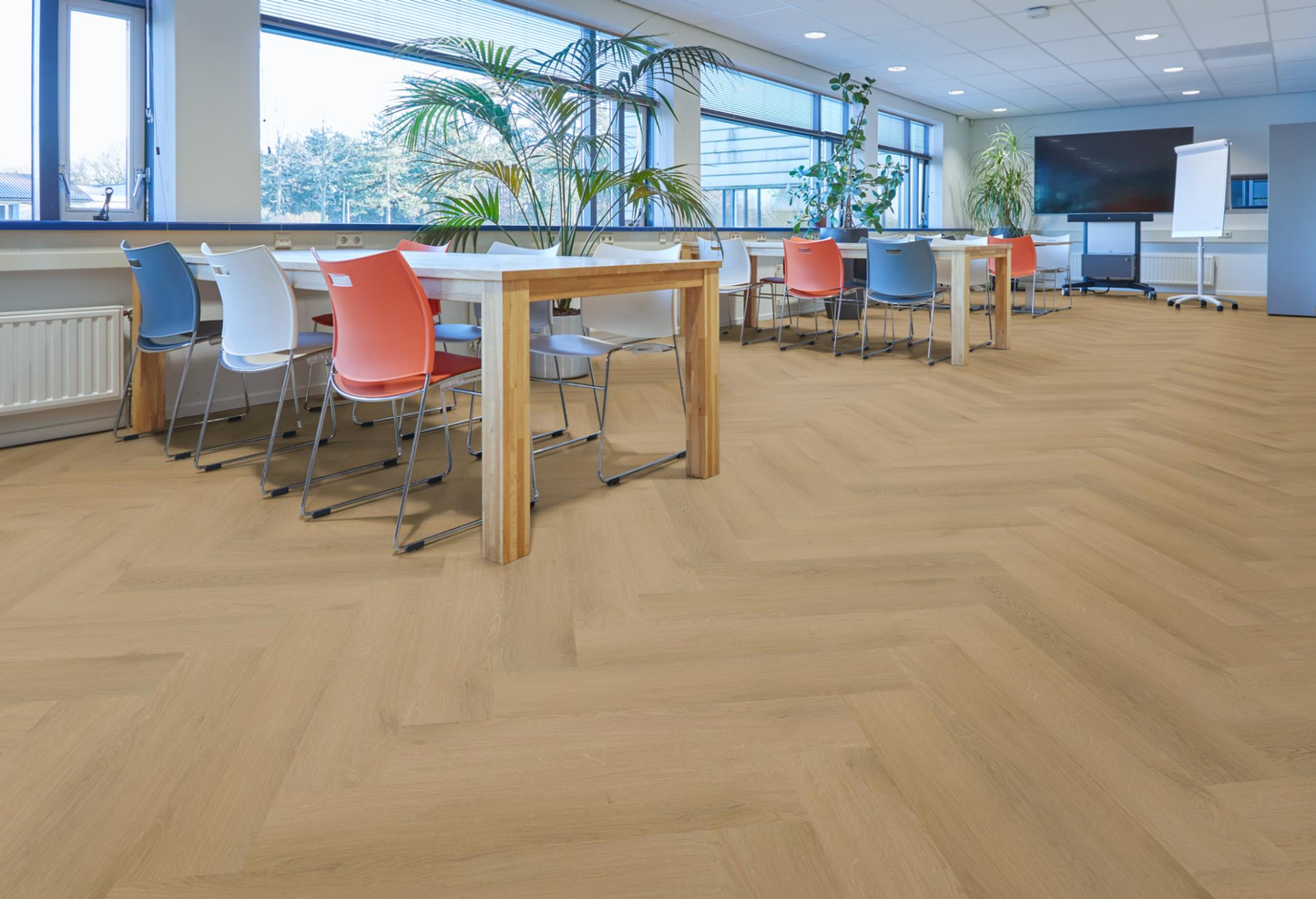 P640 visgraat dryback light oak