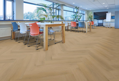 P640 visgraat dryback light oak