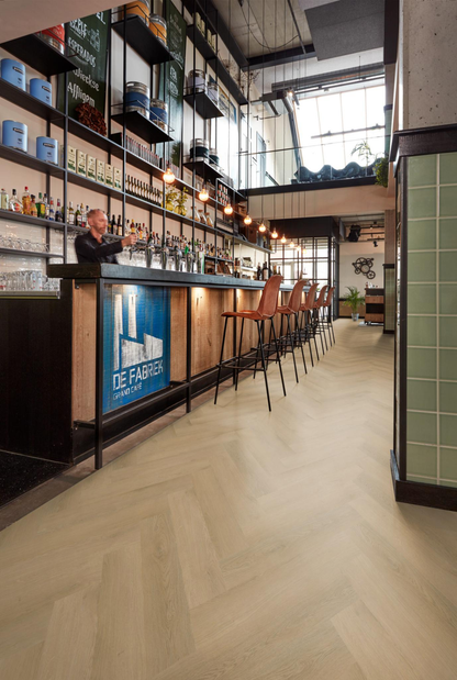 P640 visgraat dryback light oak