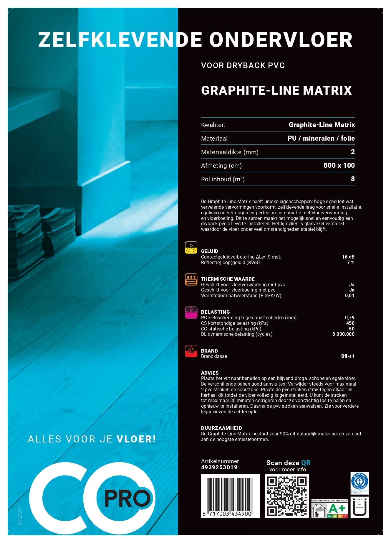 Co-pro graphite-line matrix