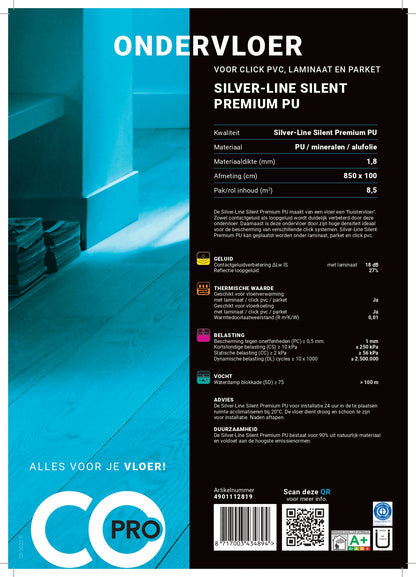 Co-pro silver-line silent premium PU