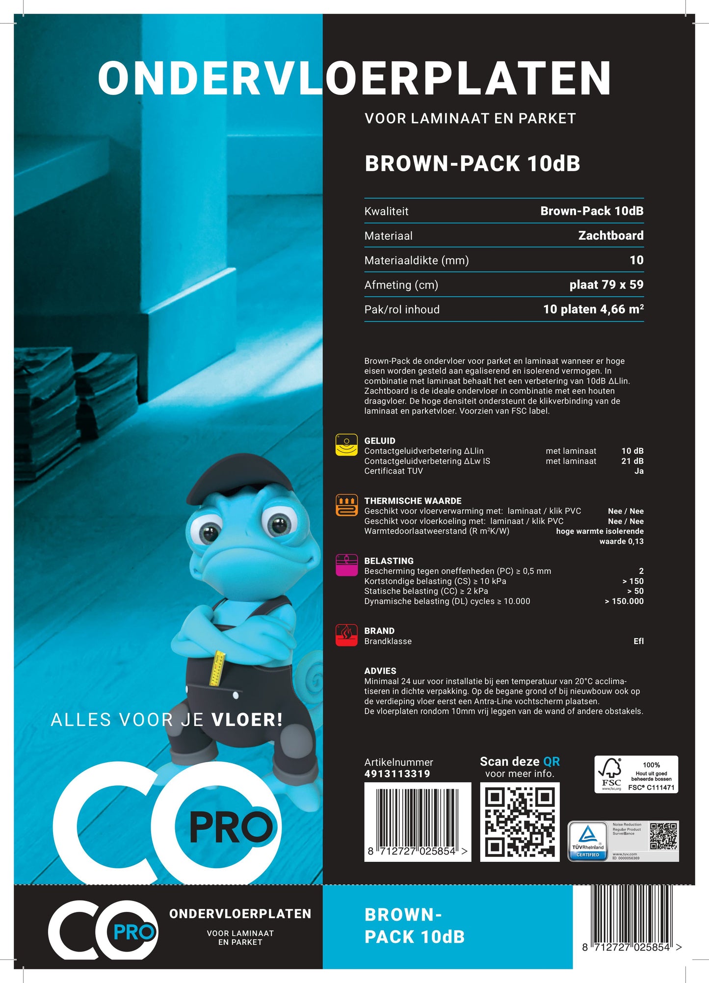 Co-pro brown-pack 10db